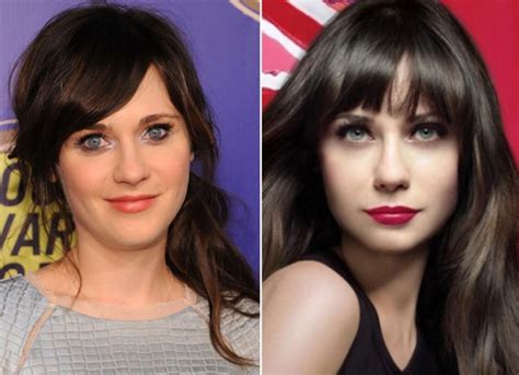 zooey deschanel facelift|Zooey Deschanel, Before and After